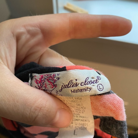 Maternity tank with geometric pattern size large - Picture 6 of 7